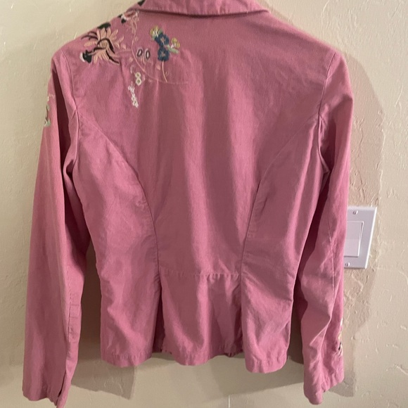 Vtg Bisou Bisou Floral Embroidery Jacket - Picture 4 of 5